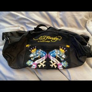 Ed Hardy Weekender Bag - Black